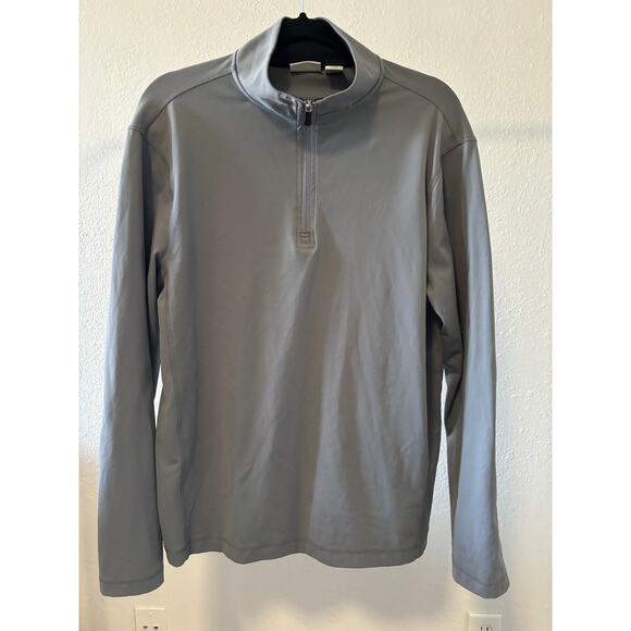 Rorie Whelan Golf 1/4 Zip Pullover Top Grey Mens Size M Medium - Picture 1 of 5